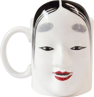Noh mask mug