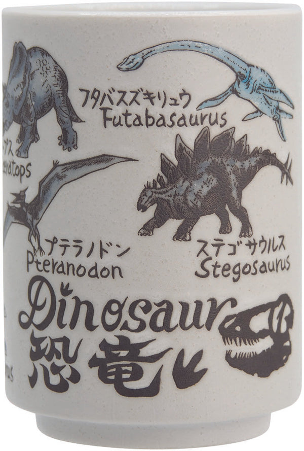 dinosaurs yunomi pottery cup