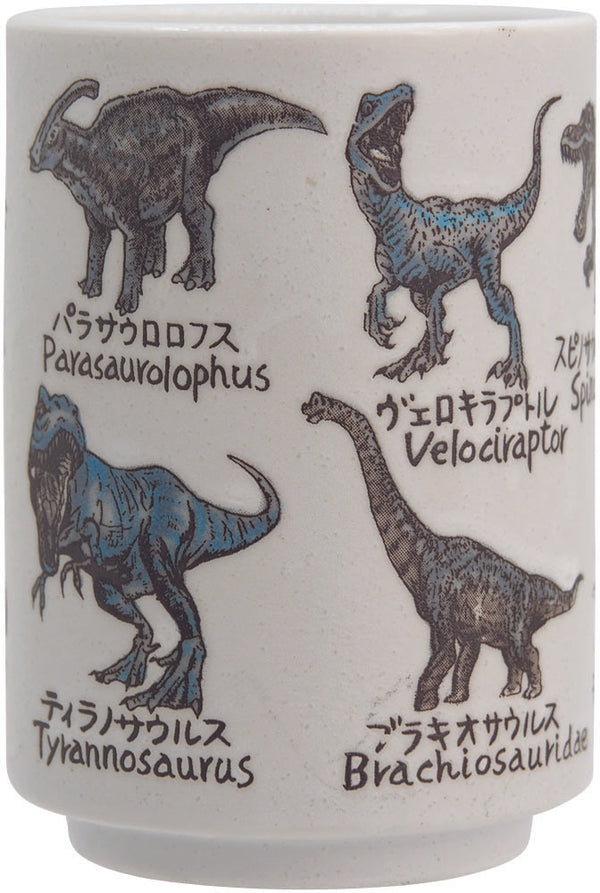 dinosaurs yunomi pottery cup