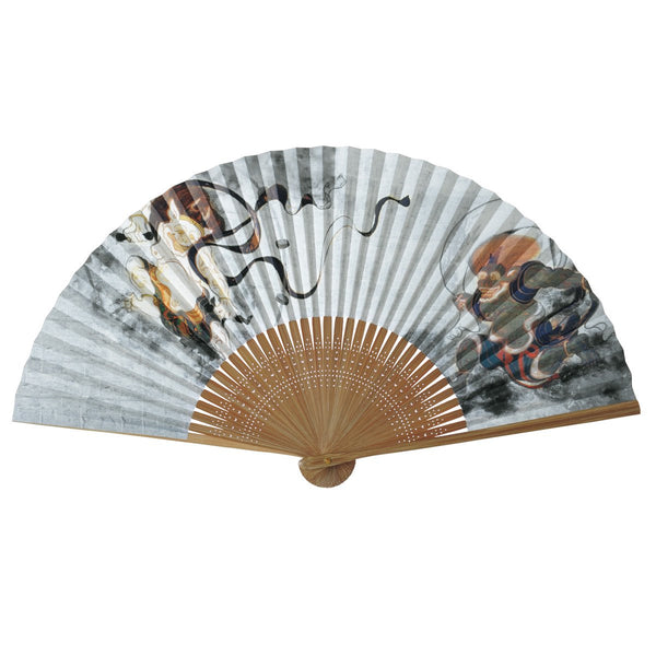 fujin raijin Japanese sensu fan