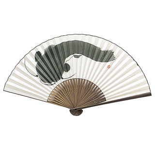 namazu catfish Japanese sensu fan