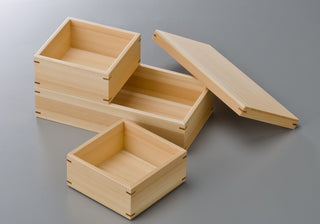 Japanese cypress Hinoki natural design hors d'oeuvres Jubako