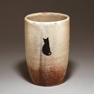 3 type black cat painted Japanese Free cup